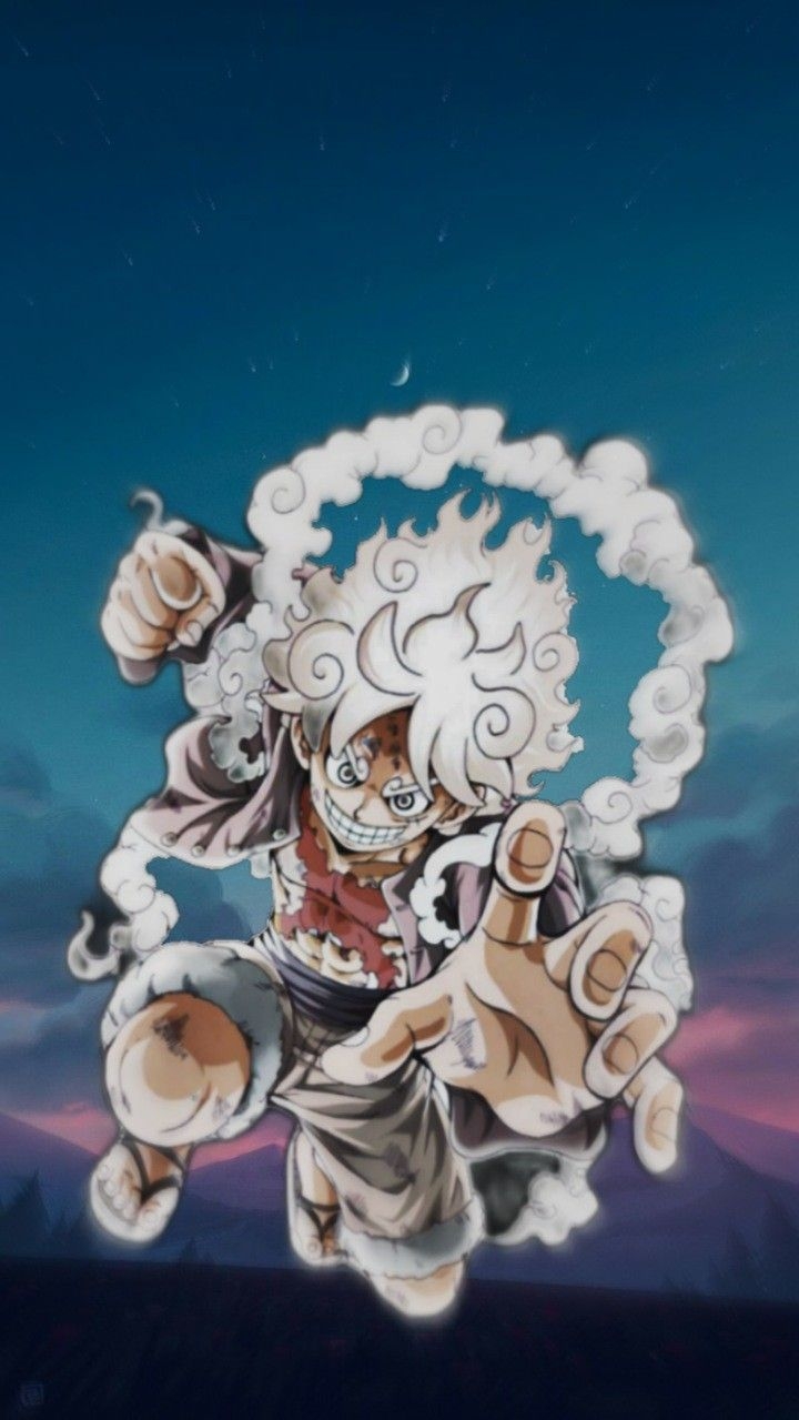 720x1280 Luffy Gear 5 Laughing One Piece 4K, Phone