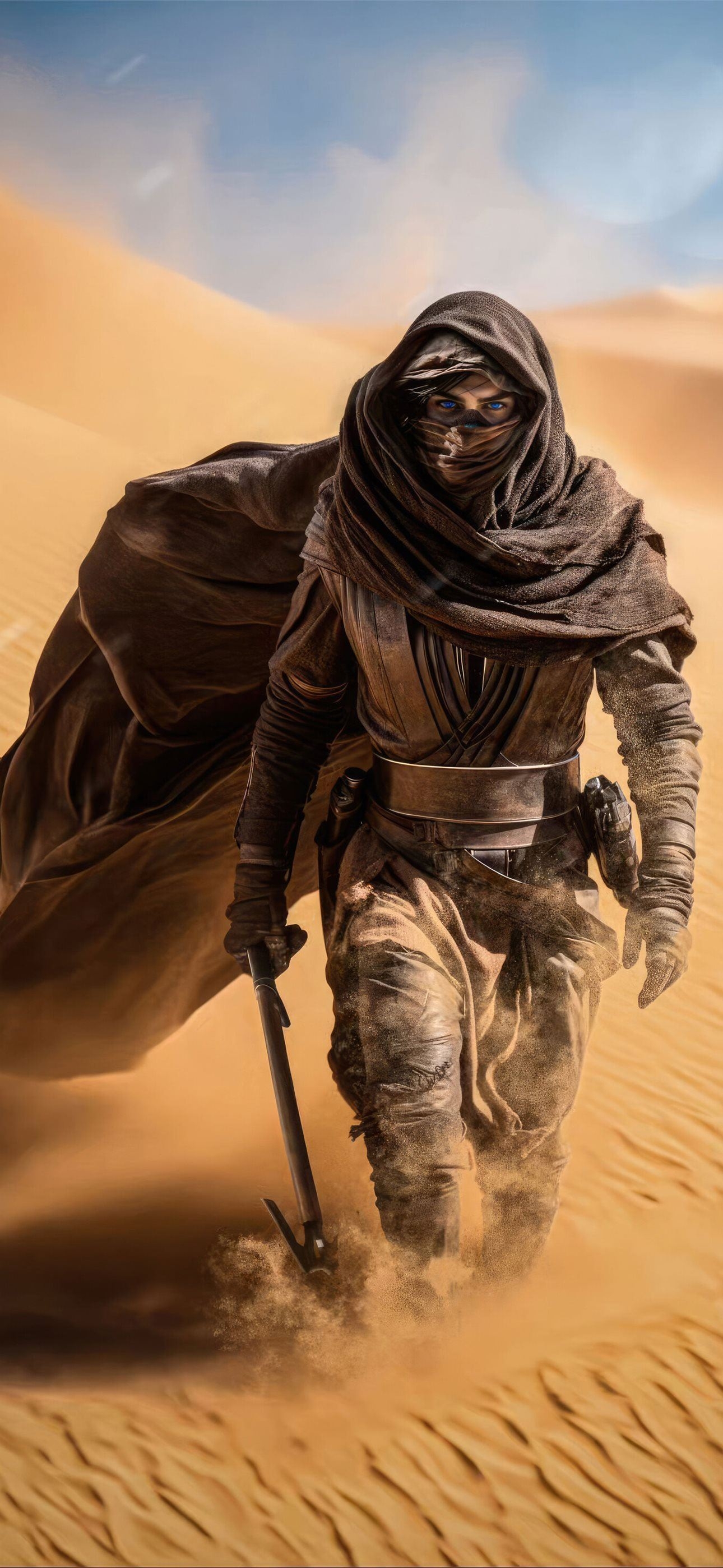 1290x2800 dune part 2 4k iPhone Wallpaper Free, Phone