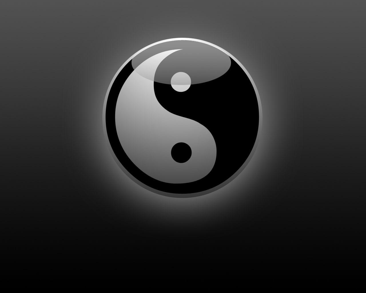 1280x1030 yin yang wallpaper, Desktop