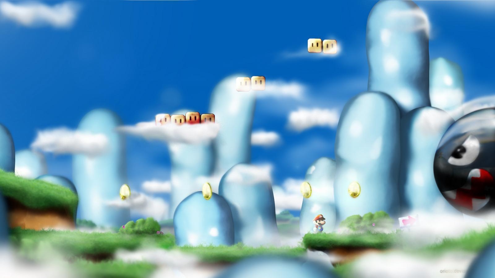 1600x910 Realistic Super Mario World Wallpaper Nintendo Kingdom, Desktop