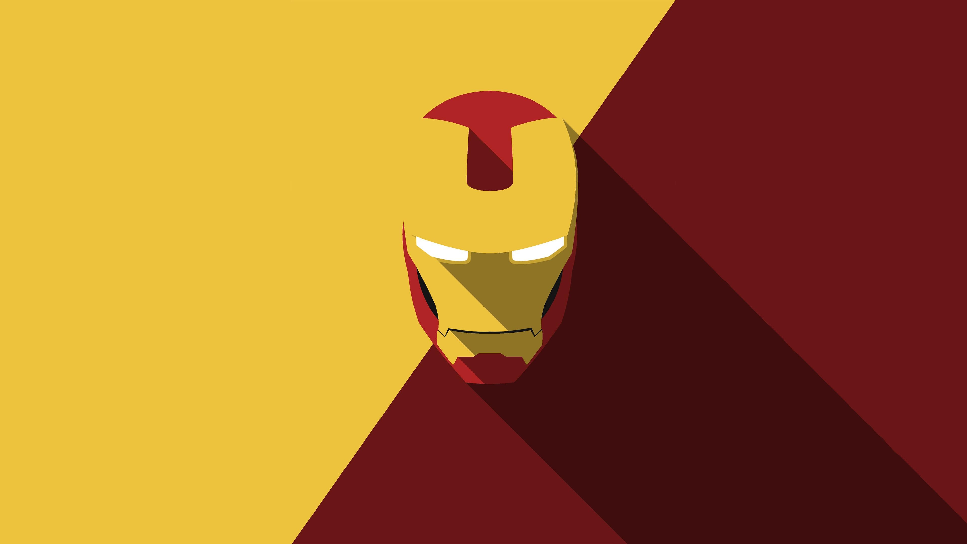 3840x2160 Iron Man Minimalism 4k Sp Wallpaper Of Superheroes, Desktop