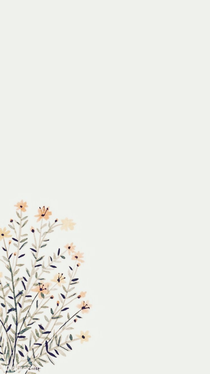 740x1310 Minimalist Flower Phone Wallpaper Free Minimalist Flower Phone Background, Phone