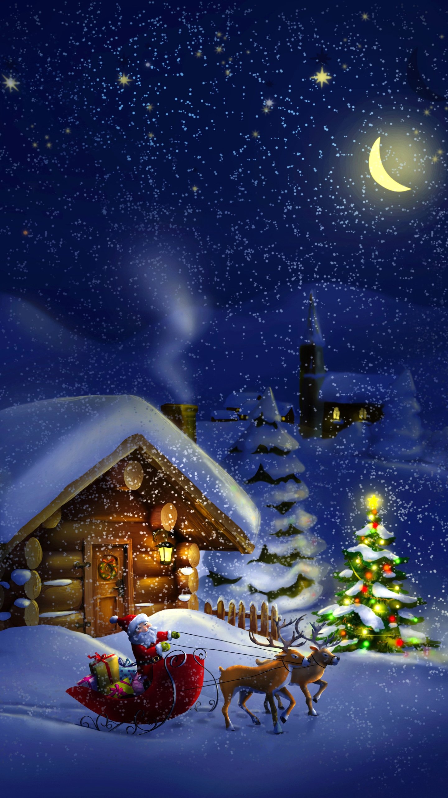 1440x2560 Holiday Christmas, Phone