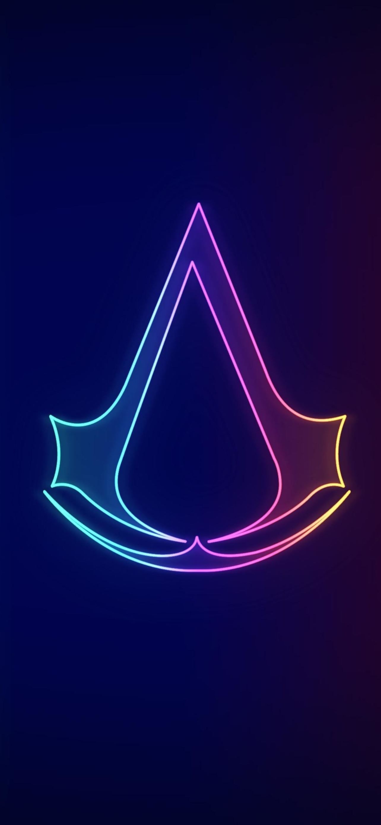 1290x2780 assassins creed neo logo 4k iPhone 12 Wallpaper Free Download, Phone