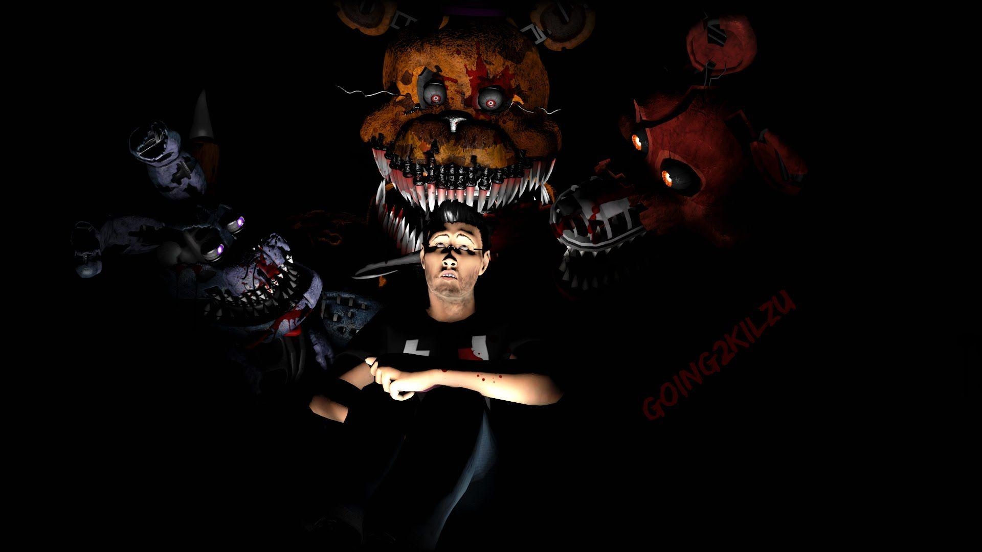 1920x1080 FNAF With Markiplier [Poster] [Wallpaper] [Speed Art], Desktop