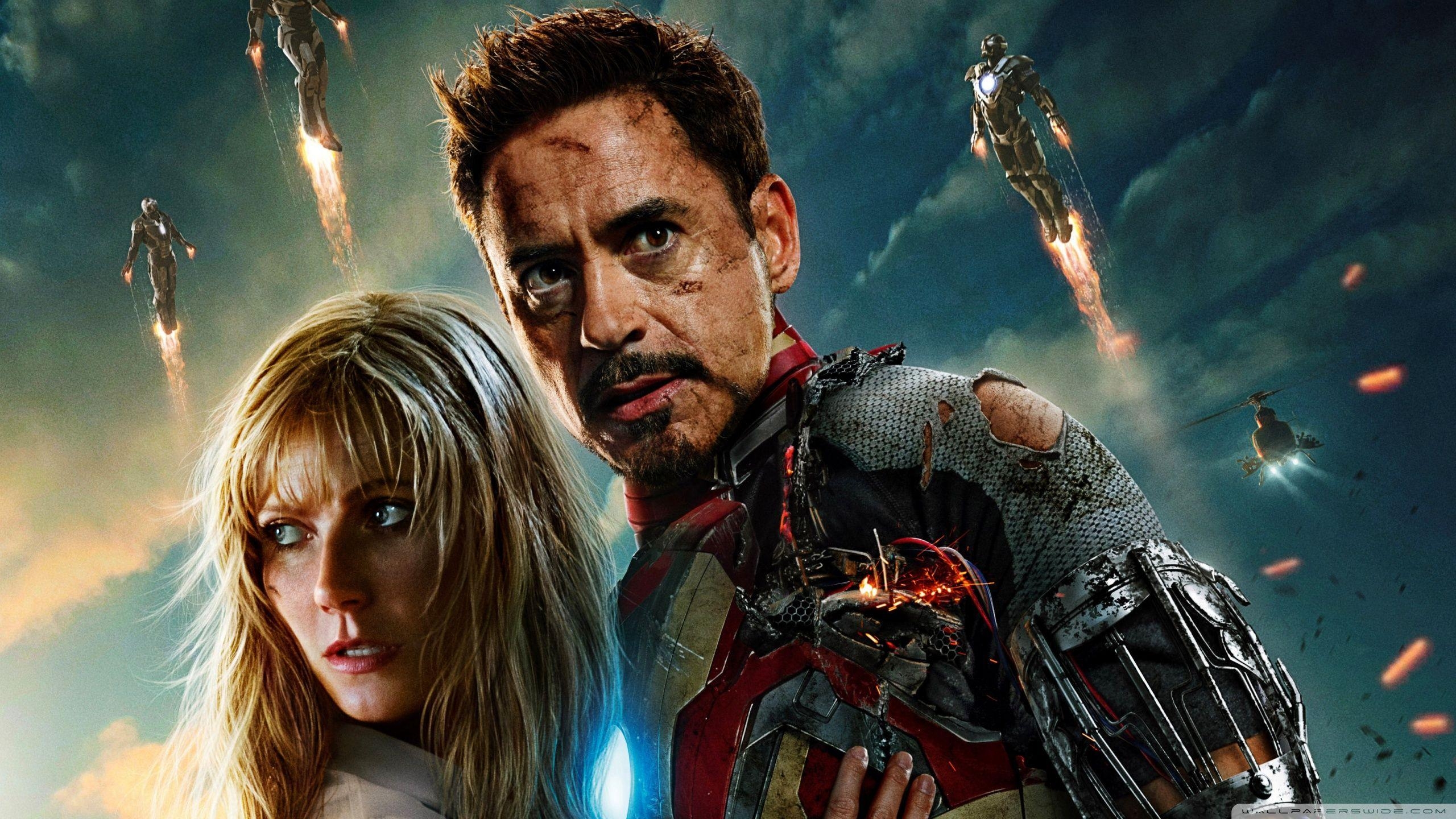 2560x1440 Iron Man 3 Tony Stark And Pepper Potts ❤ 4K HD Desktop Wallpaper, Desktop