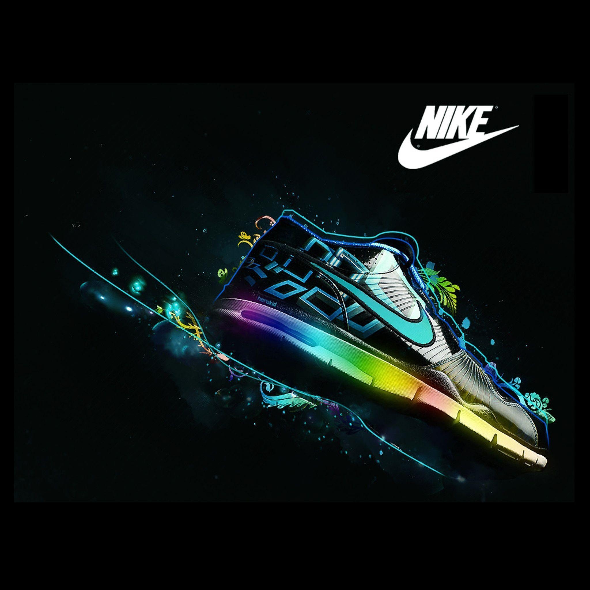 2050x2050 Nike Shoes Wallpaper HD, Phone