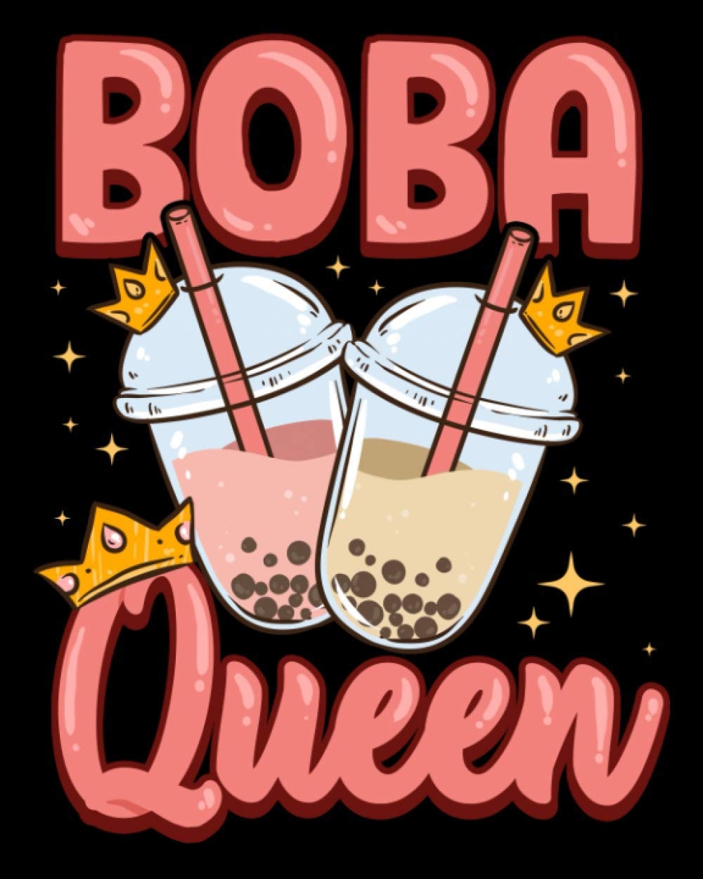 1000x1250 Boba Queen: Funny Boba Queen Kawaii Bubble Tea Boba Anime 2021 2022 Weekly Planner & Gratitude Journal (120 Pages, 8 X 10) Calender For Daily Notes, Thankfulness Reminders & To Do Lists: Planners, Phone