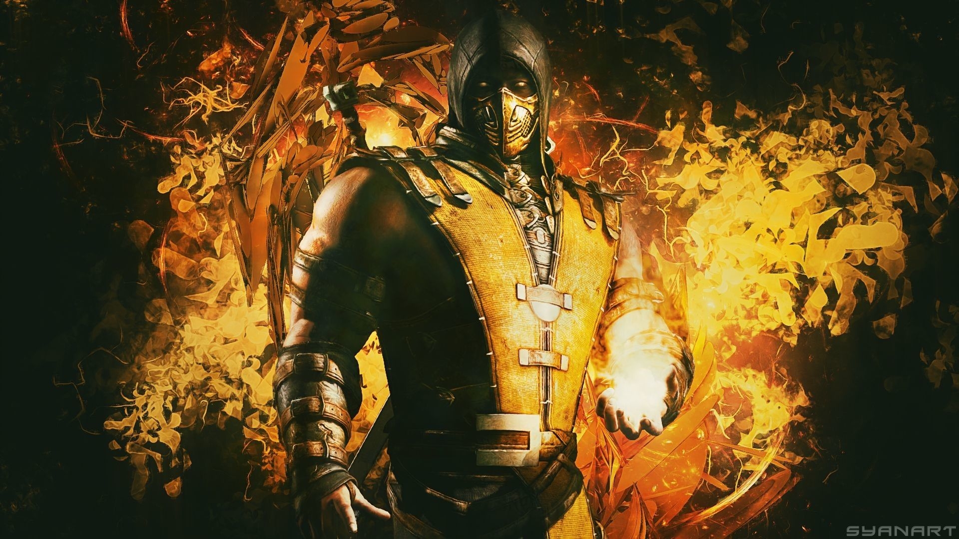 1920x1080 Mortal Kombat X Scorpion Wallpaper, Desktop