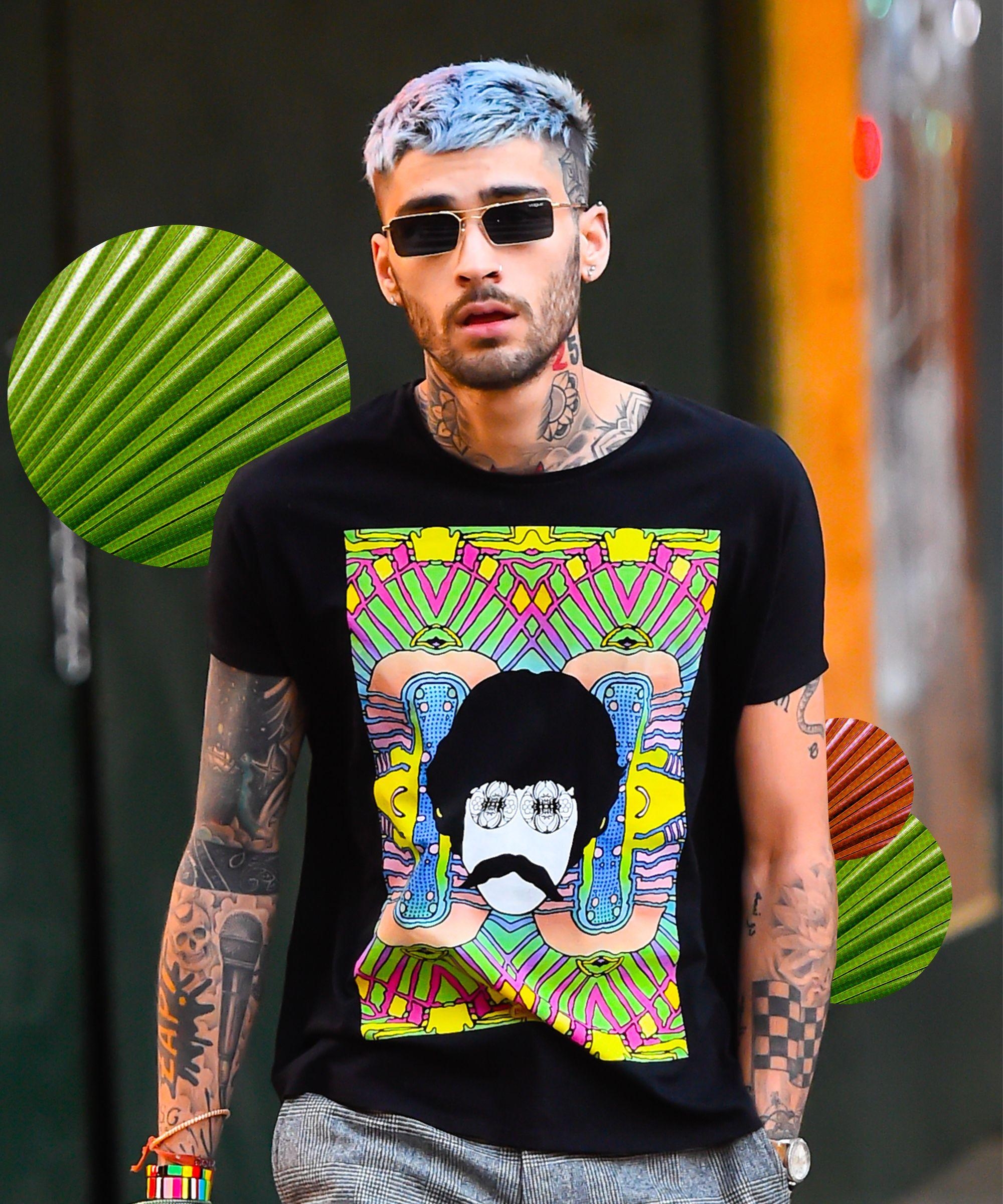 2000x2400 Zayn Malik Has Blue Hair After Releasing Sour Diesel, Phone