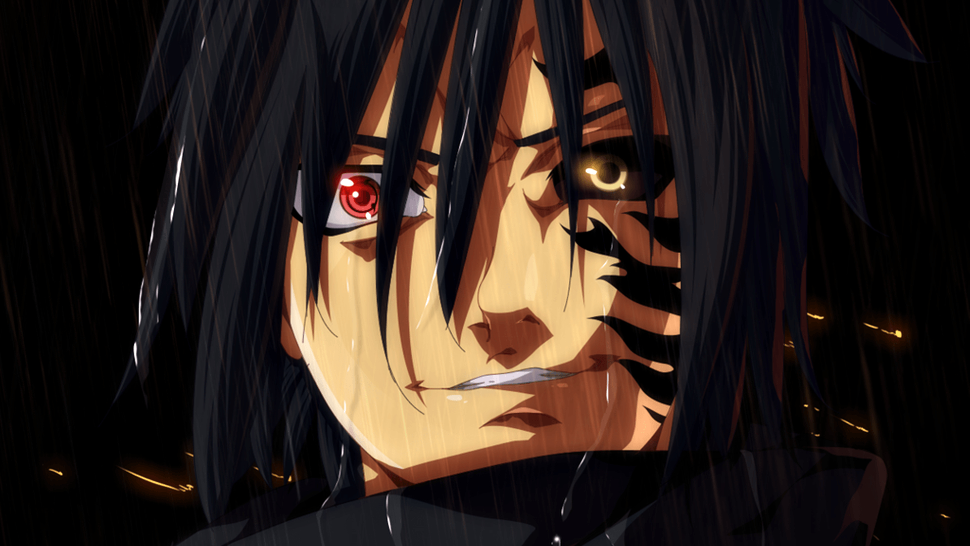 1920x1080 Uchiha Sasuke Curse Mark Full HD Wallpaper, Desktop