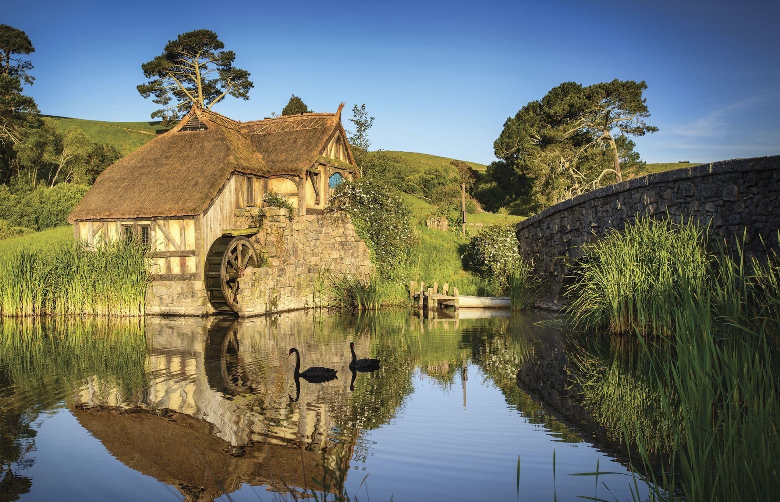 2560x1650 Download wallpaper fabulous park, hobbiton, new zealand for desktop, Desktop