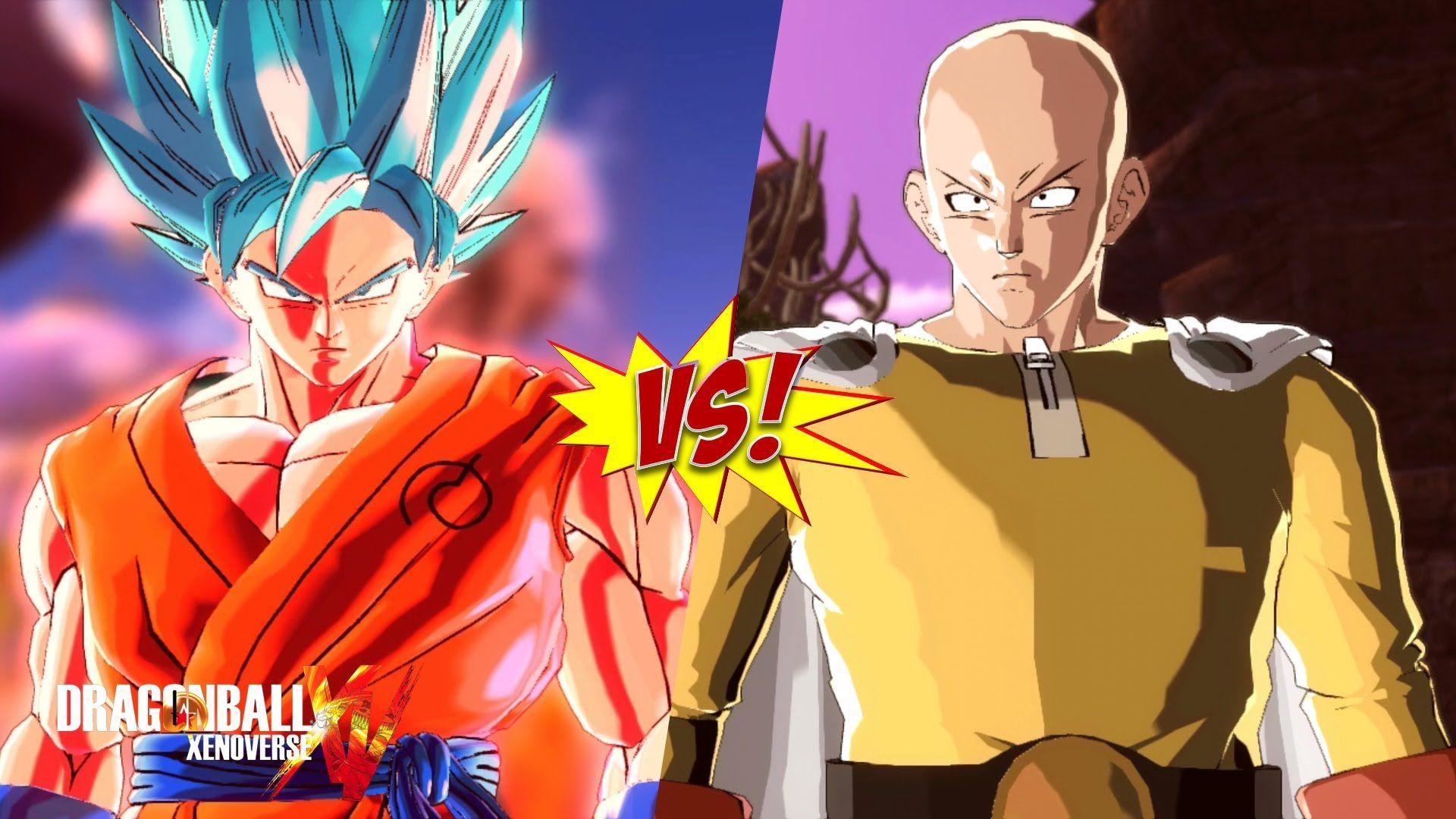 1920x1080 SAITAMA VS GOKU SSGSS. One Punch Man Vs DBZ, Desktop