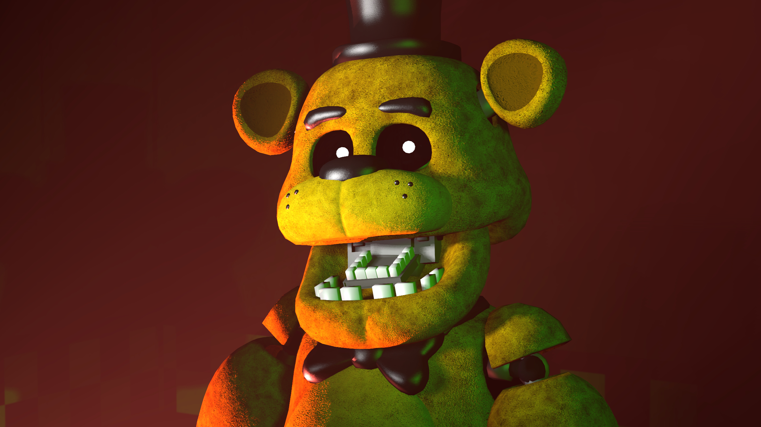 2460x1390 Golden Freddy Wallpaper: fivenightsatfreddys, Desktop