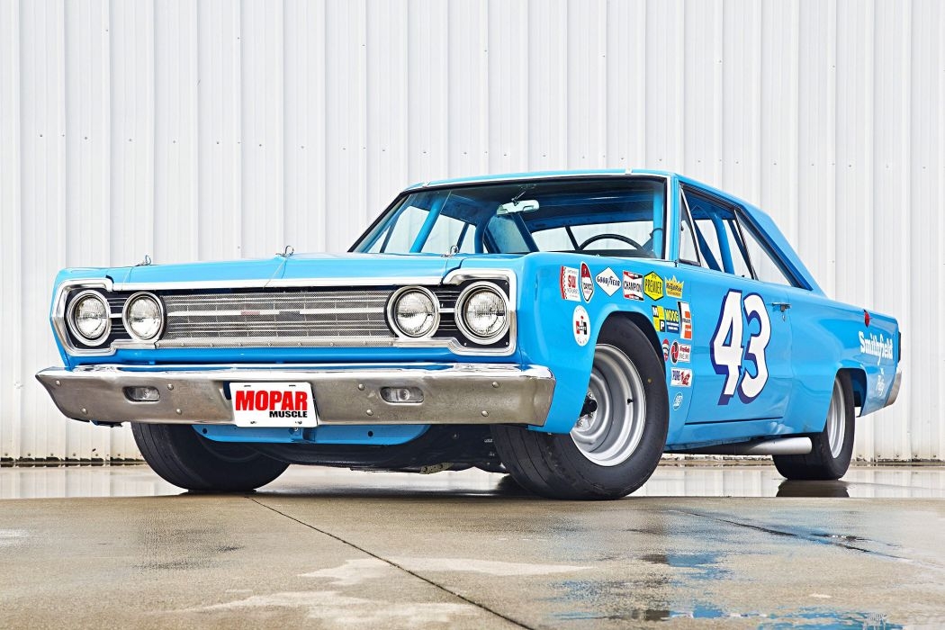 1050x700 Richard Petty Street Legal 1967 Plymouth Belvedere tribute blue NASCAR cars wallpaperx1360, Desktop