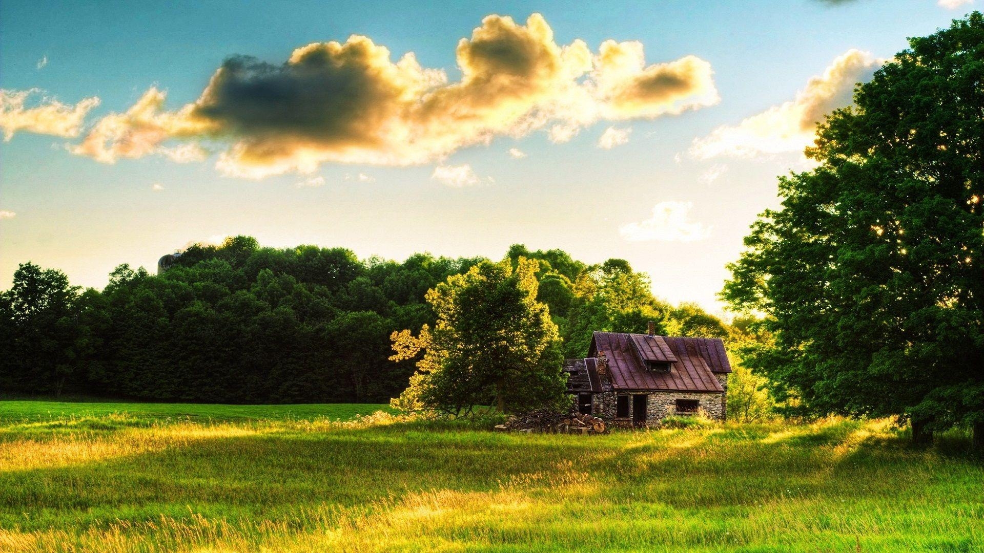 1920x1080 Beautiful farmhouse wallpaper, Desktop