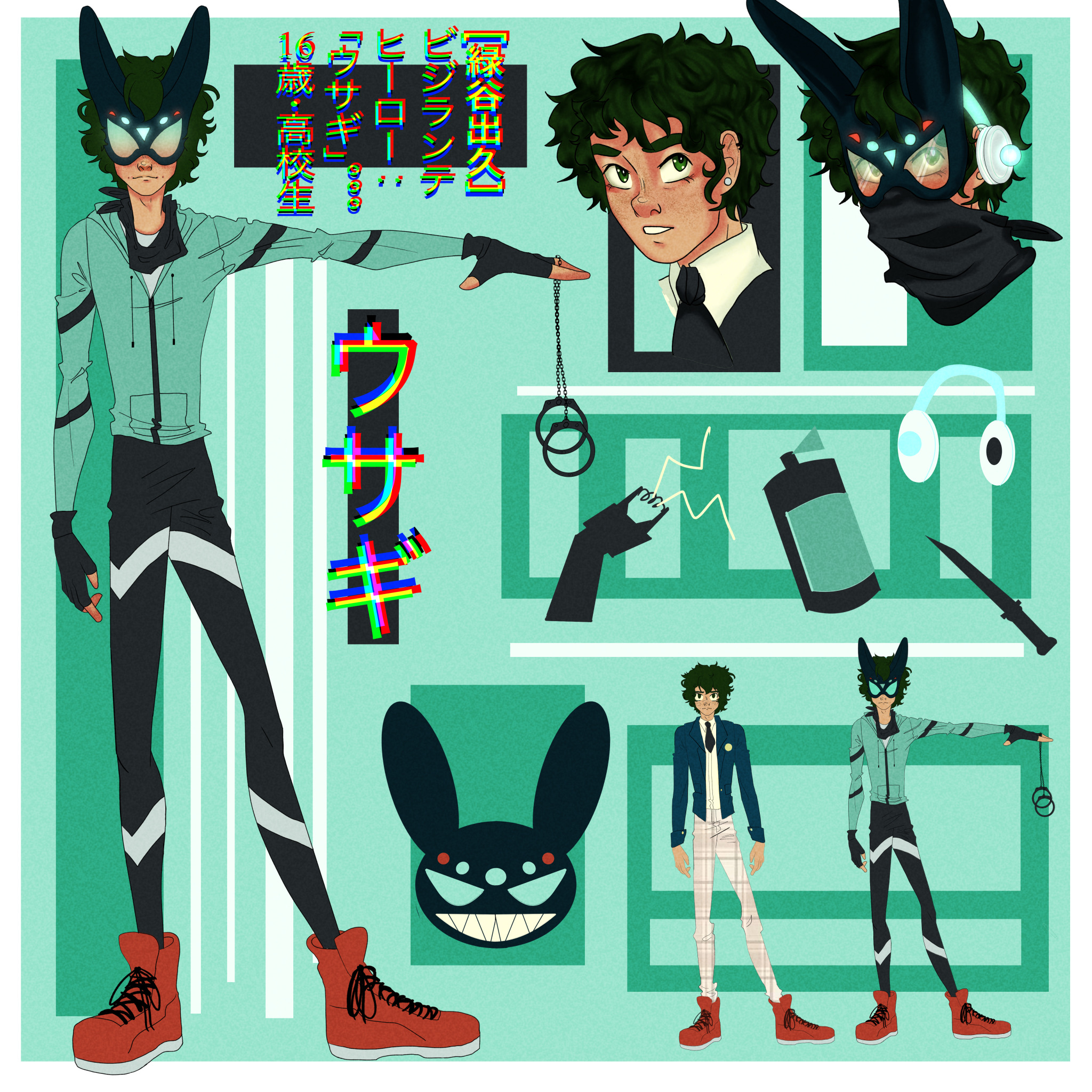 2050x2050 vigilante midoriya izuku, Phone
