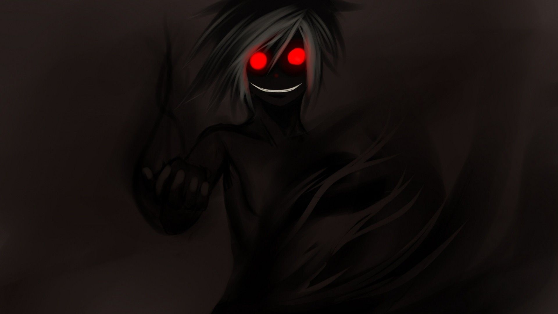 1920x1080 #ghosts, #red eyes, #dark, #anime, wallpaper. Mocah HD Wallpaper, Desktop