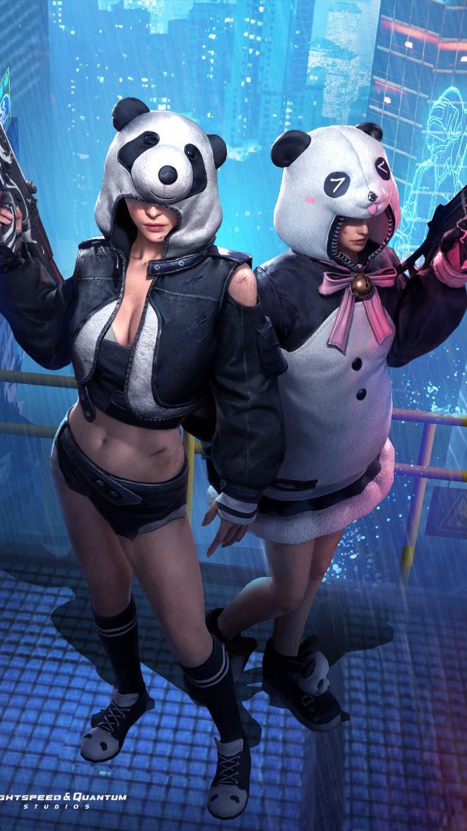 950x1690 PUBG Mobile Cuddly Panda 4K Ultra HD Mobile Wallpaper, Phone