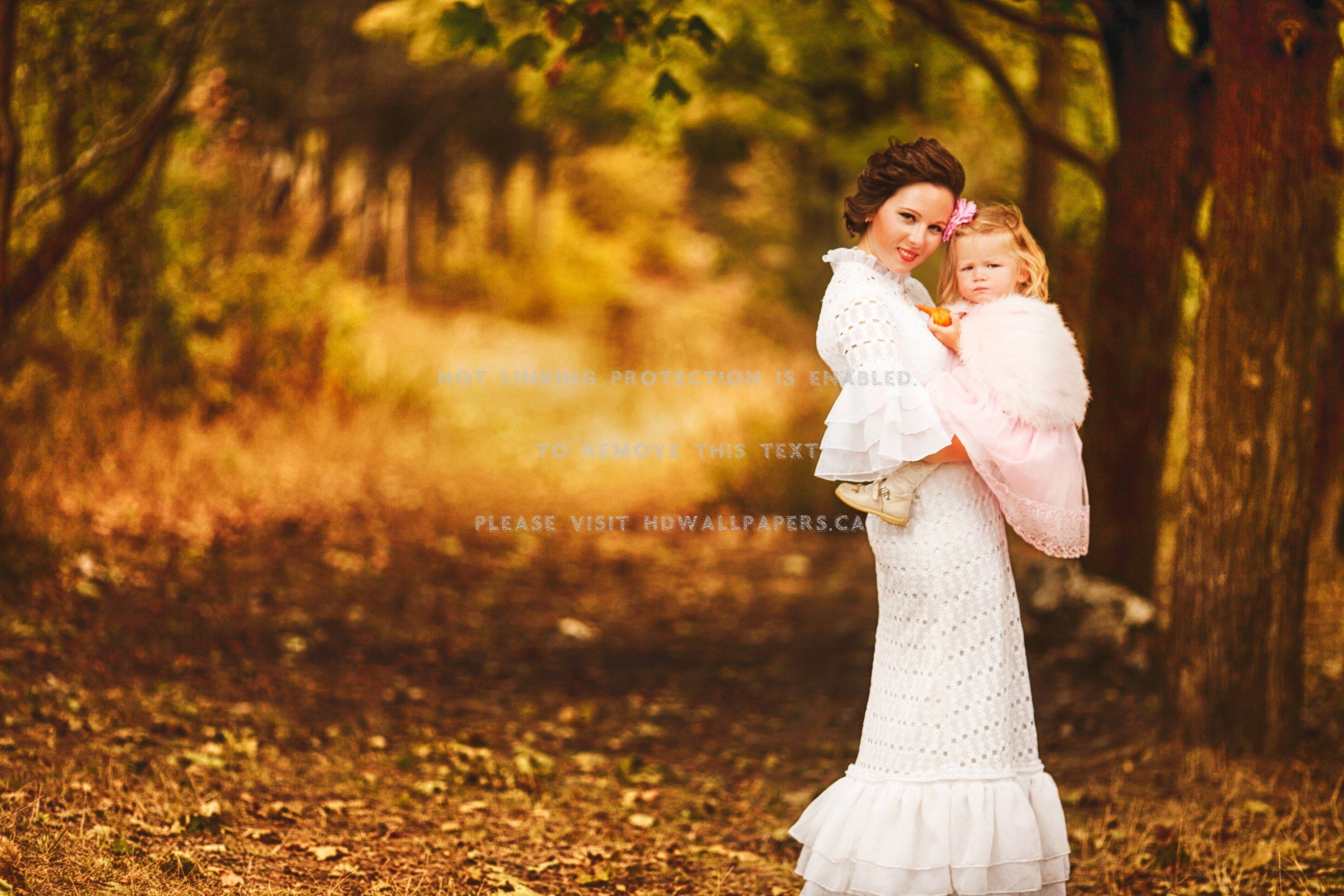 2560x1710 mother's love child autumn girl bonding, Desktop