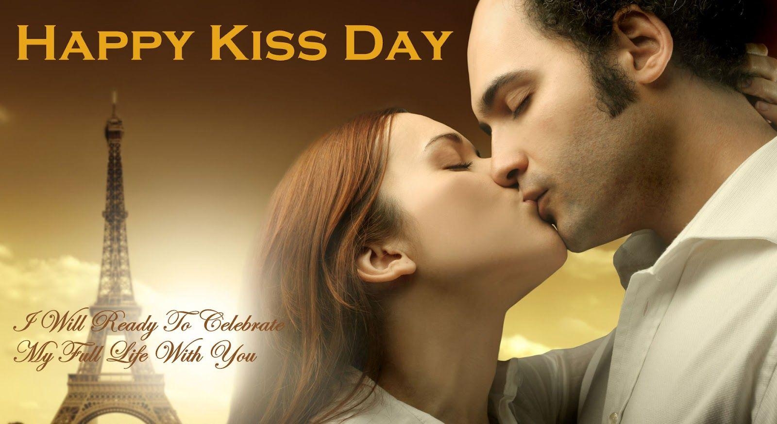 1600x880 Happy Kiss Day Dp, Desktop