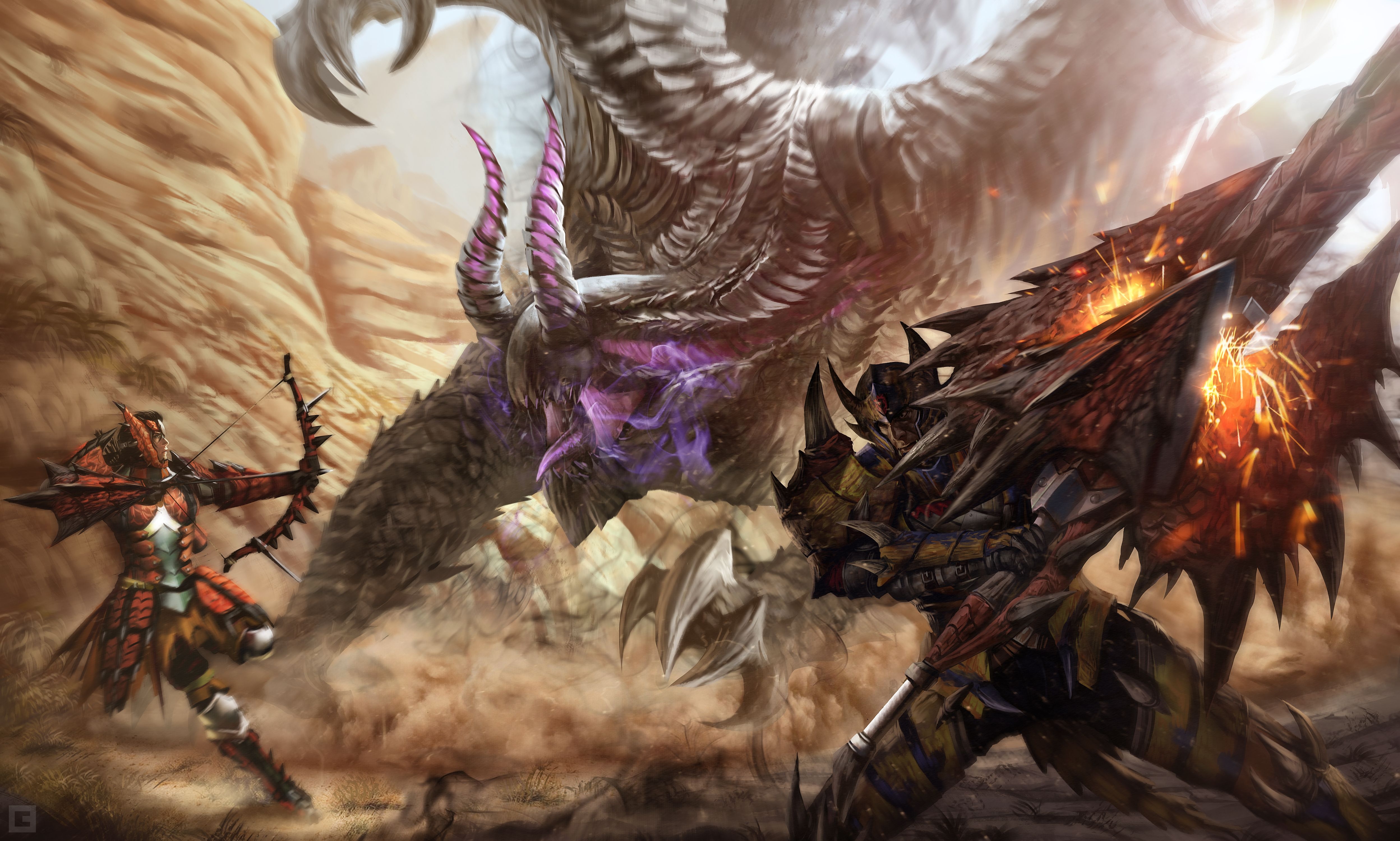 5000x3000 Monster Hunter 4 Ultimate HD Wallpaper. Background, Desktop