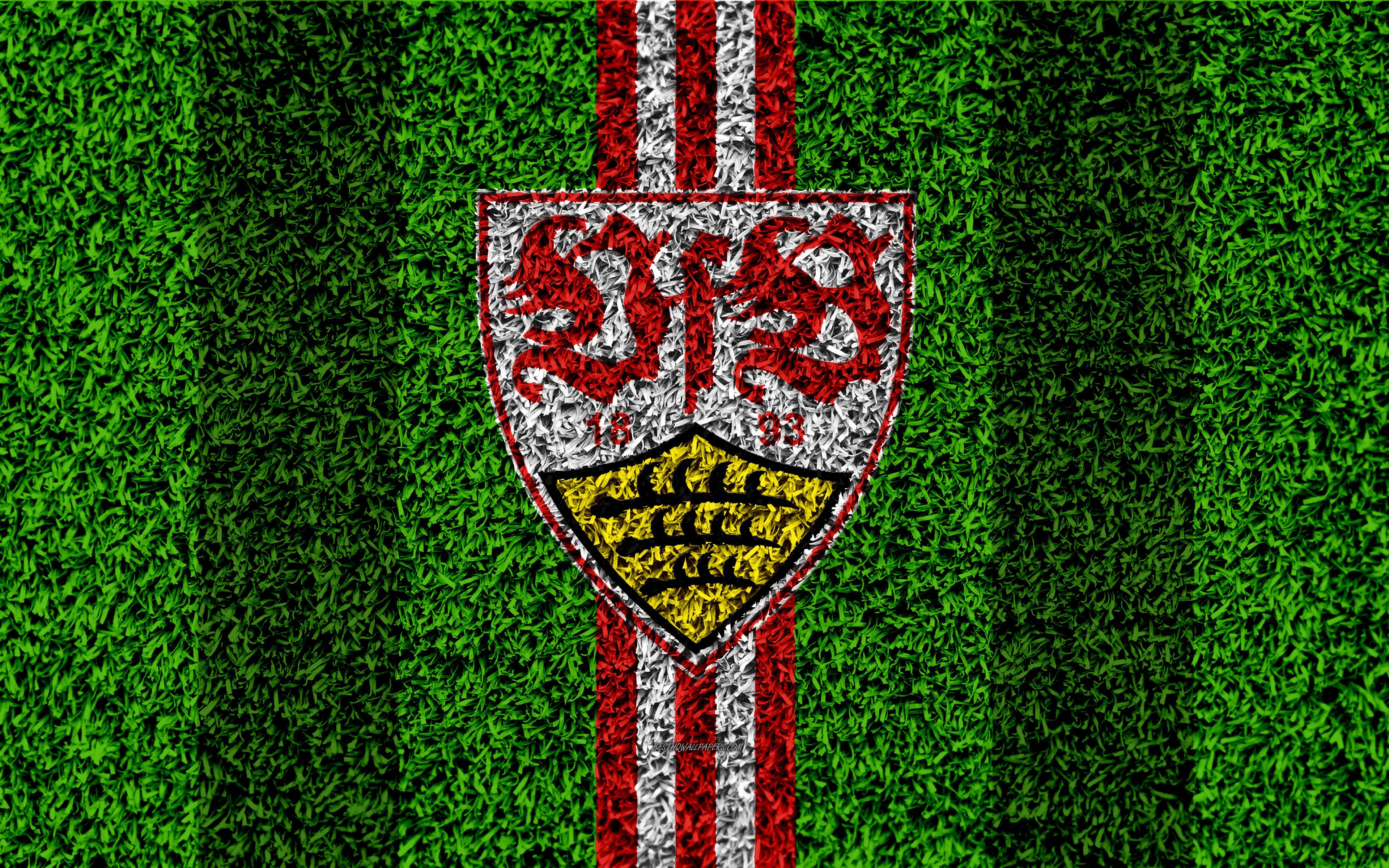 3840x2400 Download wallpaper VfB Stuttgart, 4k, German football club, Desktop