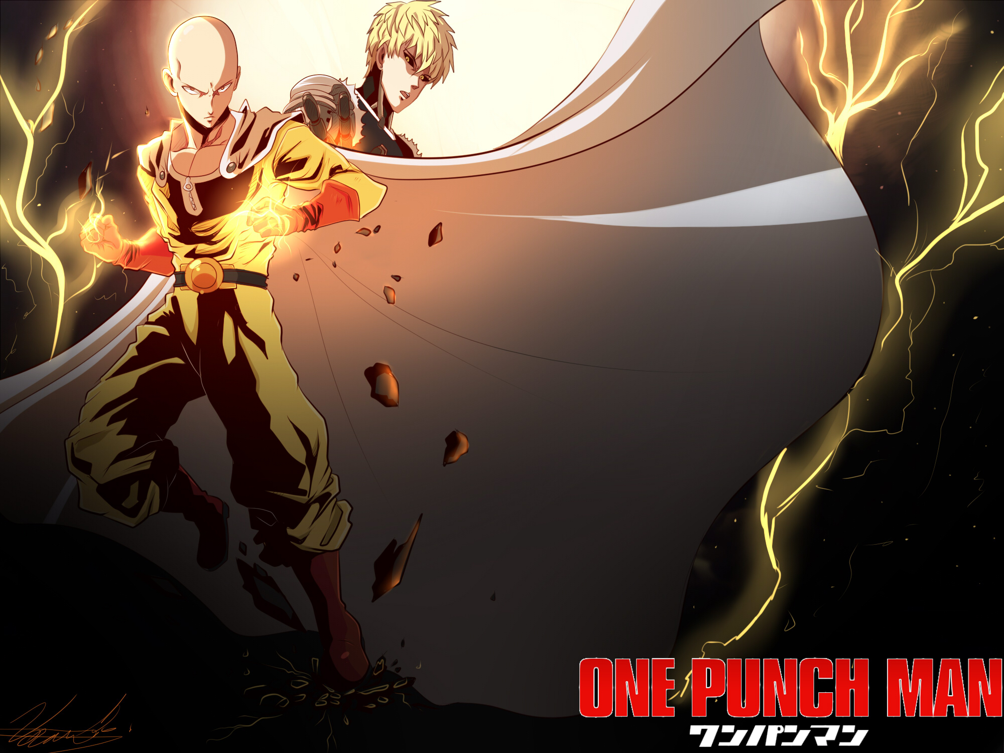 2000x1500 Saitama and Genos HD Wallpaper, Desktop