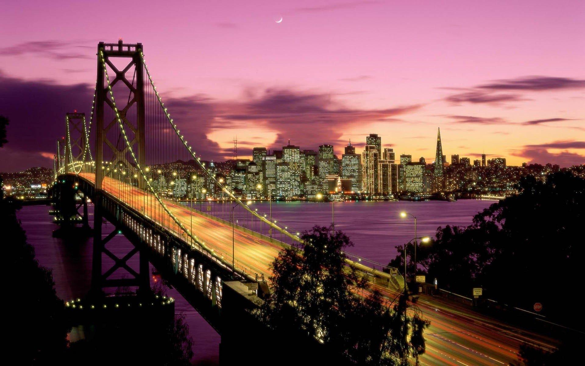 1920x1200 oakland bay bridge san francisco cityscape wallpaper and background, Desktop