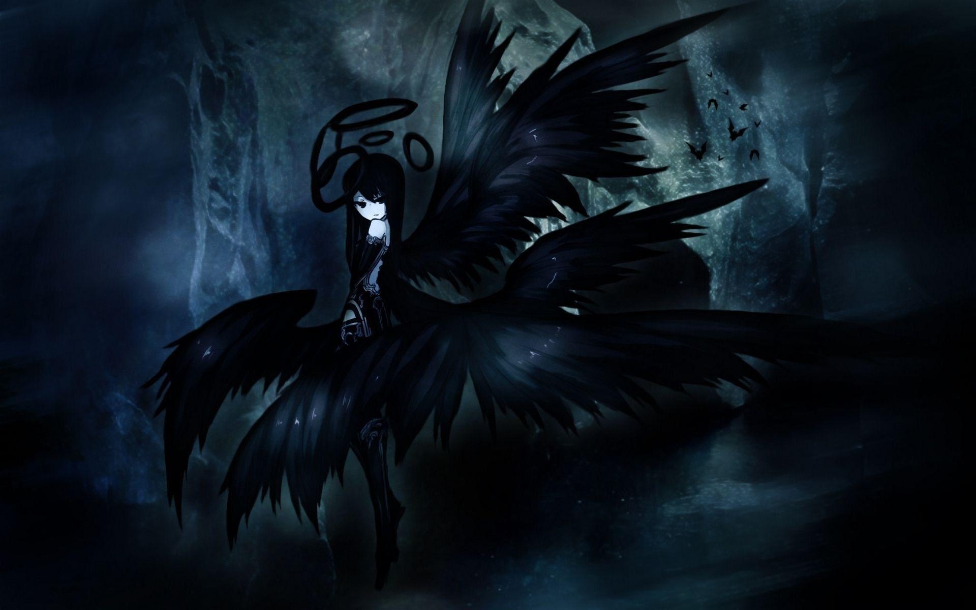 1920x1200 Anime Black Angel 884174, Desktop