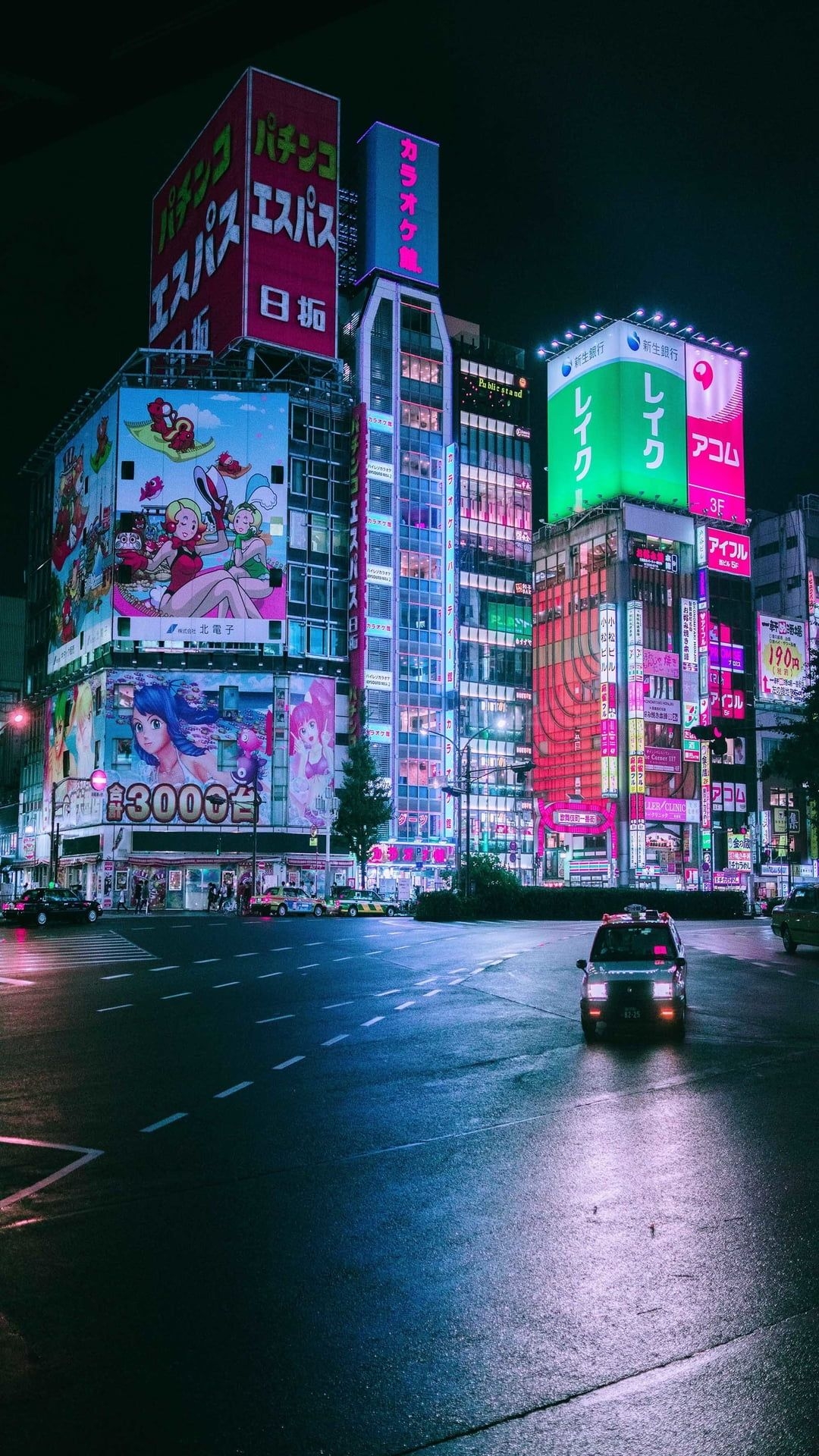 1080x1920 Tokyo night view, Phone