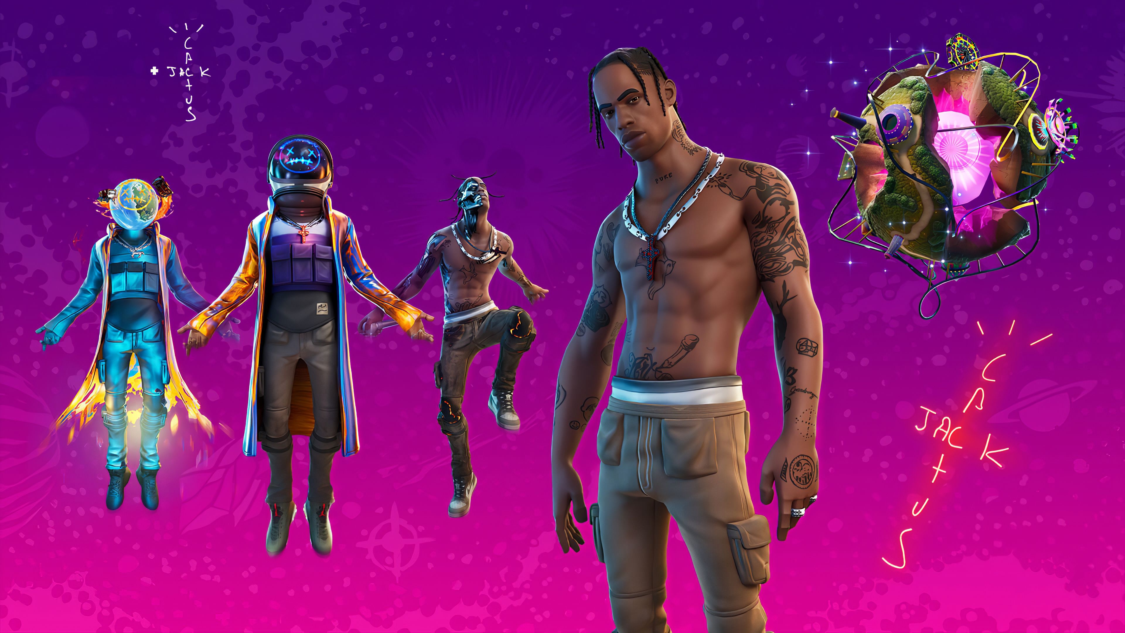 3840x2160 Fortnite Travis Scott HD Games, 4k Wallpaper, Image, Background, Photo and Picture, Desktop