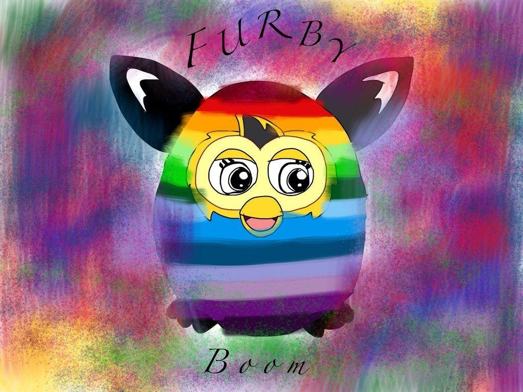 1030x770 Furby boom rainbow custom design, Desktop