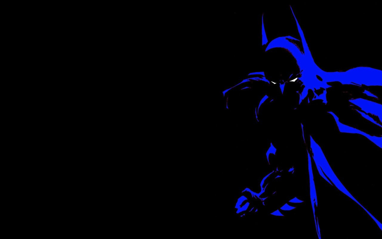 1280x800 Batman Wallpaper In Blue, Desktop