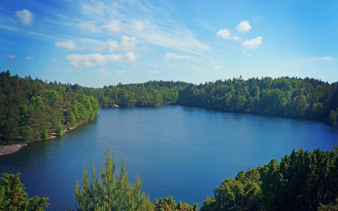 1280x800 Forest Lake Gothenburg Sweden desktop PC and Mac wallpaper, Desktop