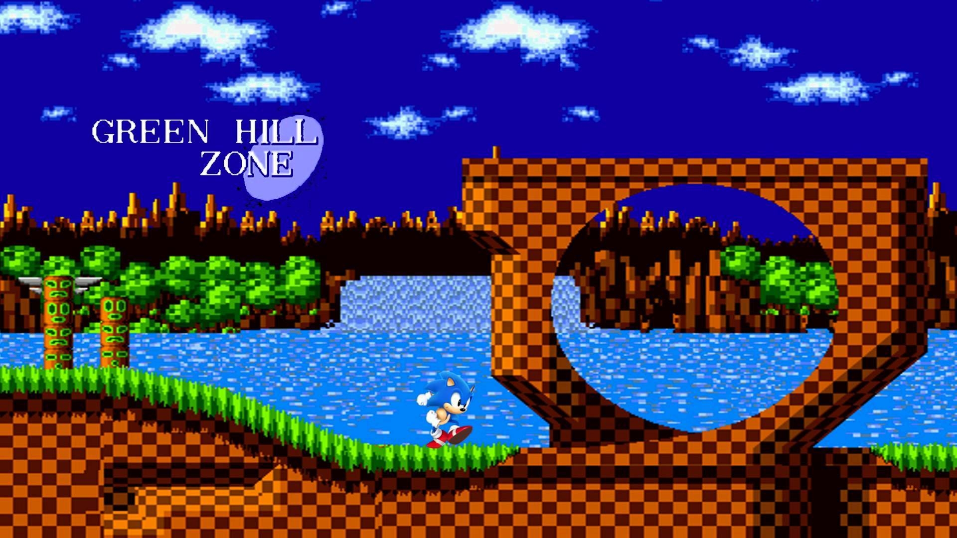 1920x1080 Game Sonic Hedgehog Green Hill Background Jpg, Desktop