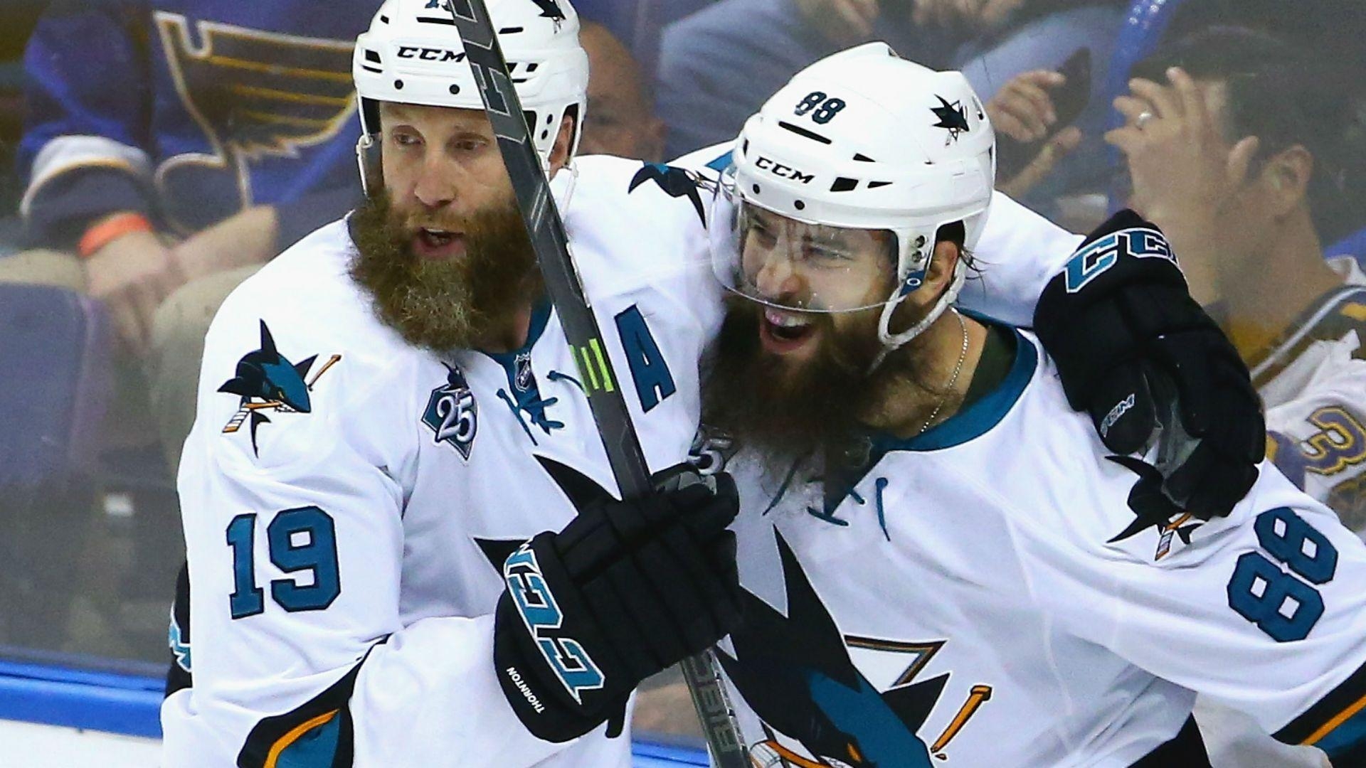 1920x1080 Stanley Cup playoffs three stars: Brent Burns doubles up as Sharks, Desktop