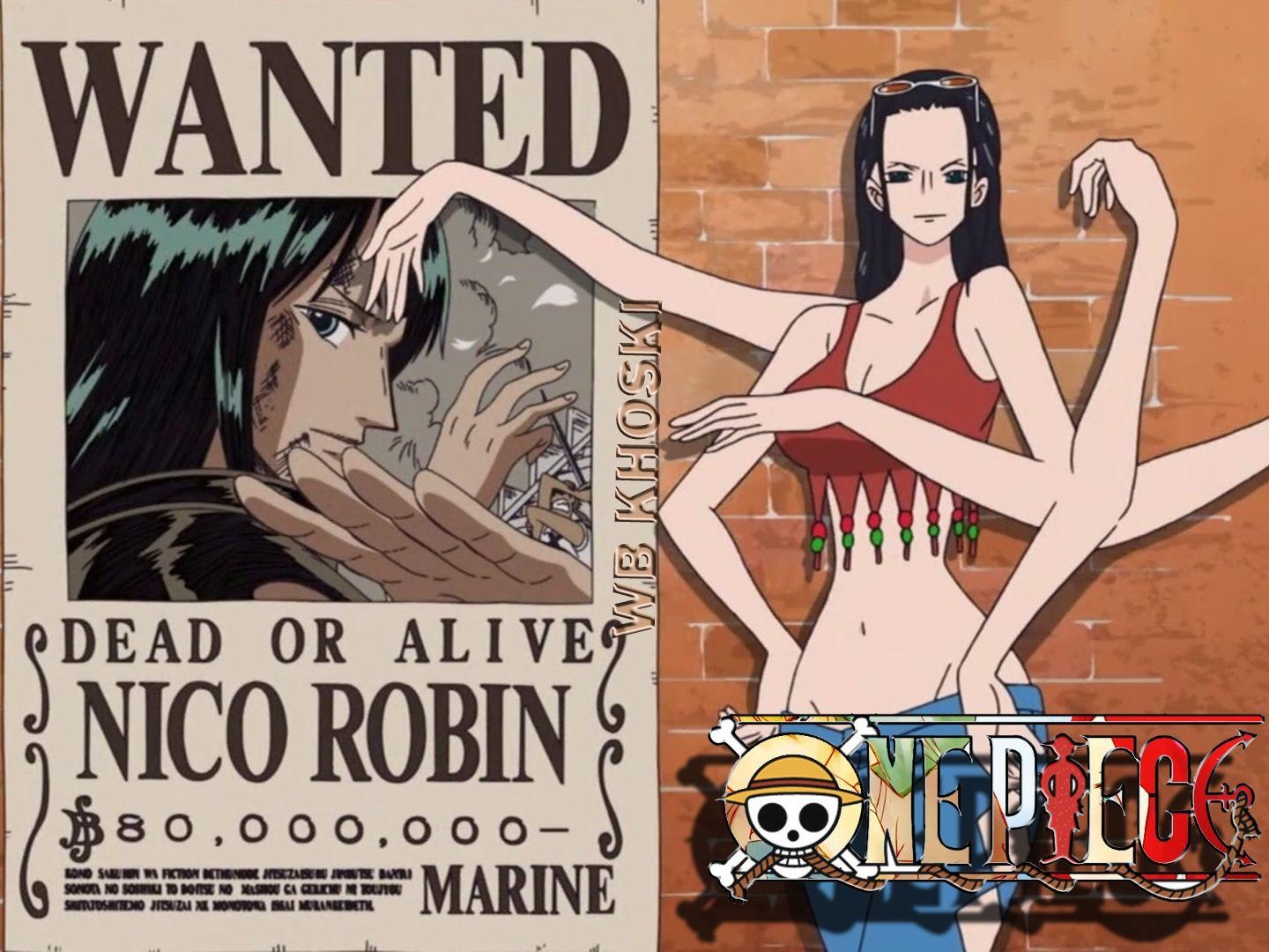 1440x1080 Archeologist NICO ROBIN WANTED by WB KHOSKI Wallpaper and Background, Desktop