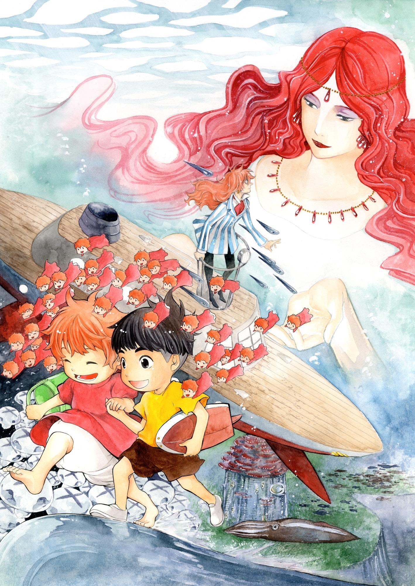 1420x2000 Ponyo, Mobile Wallpaper Anime Image Board Mobile, Phone