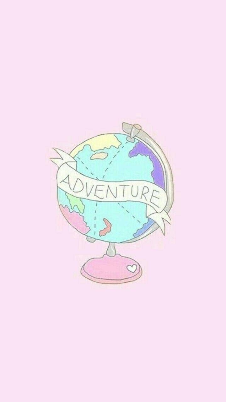 720x1280 Kawaii pastel globe wallpaper, Phone