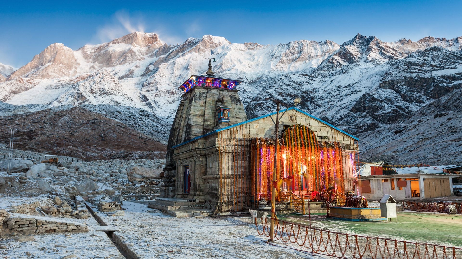 1920x1080 How Kedarnath temple survived the flood and 400 years under snow. Condé Nast Traveller India, Desktop