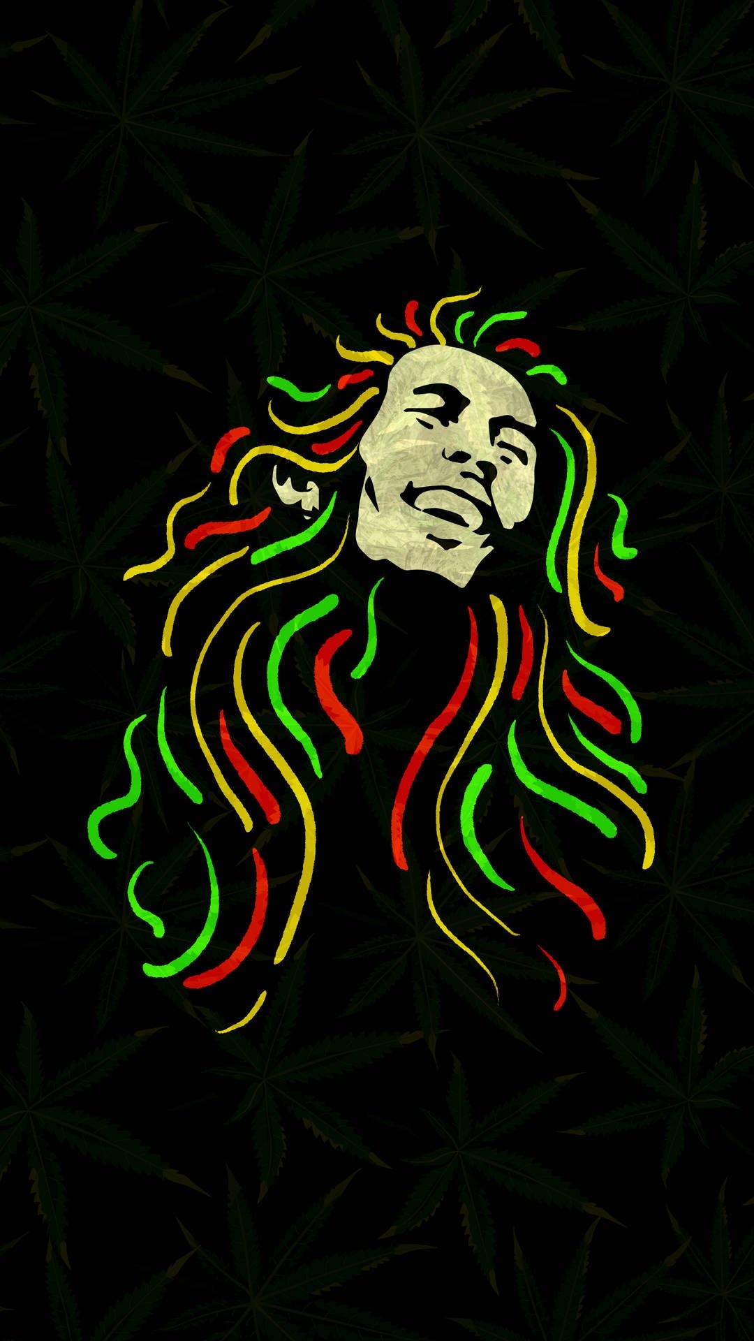 1080x1920 Download Bob Marley Colorful Digital Art Wallpaper, Phone