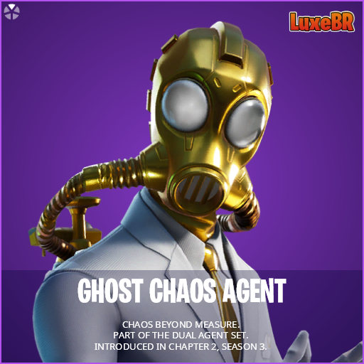 520x520 Ghost Chaos Agent Fortnite wallpaper, Phone