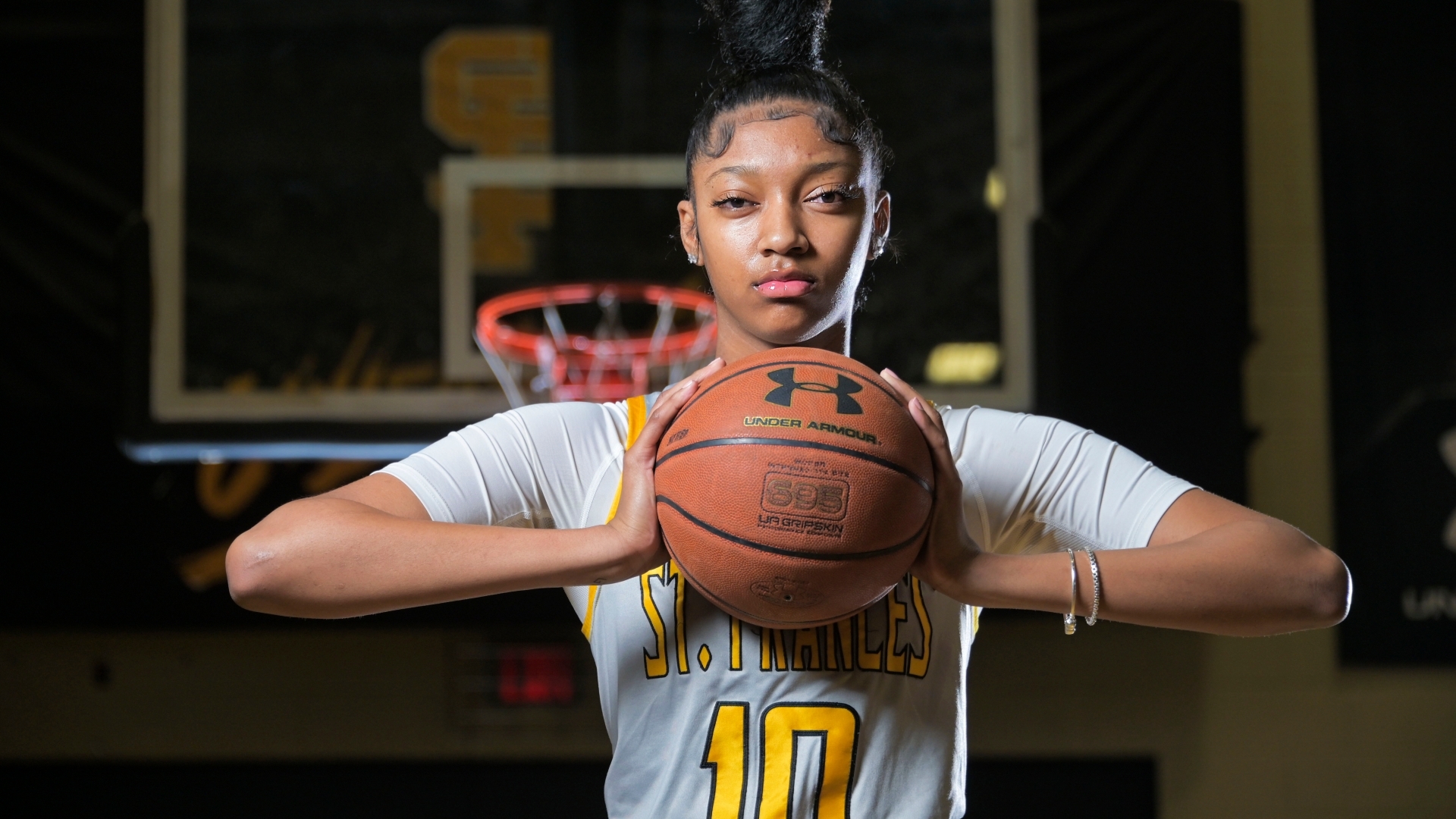 1920x1080 2019 20 High School Female Athlete Of The Year: St. Frances Basketball Star Angel Reese, Desktop