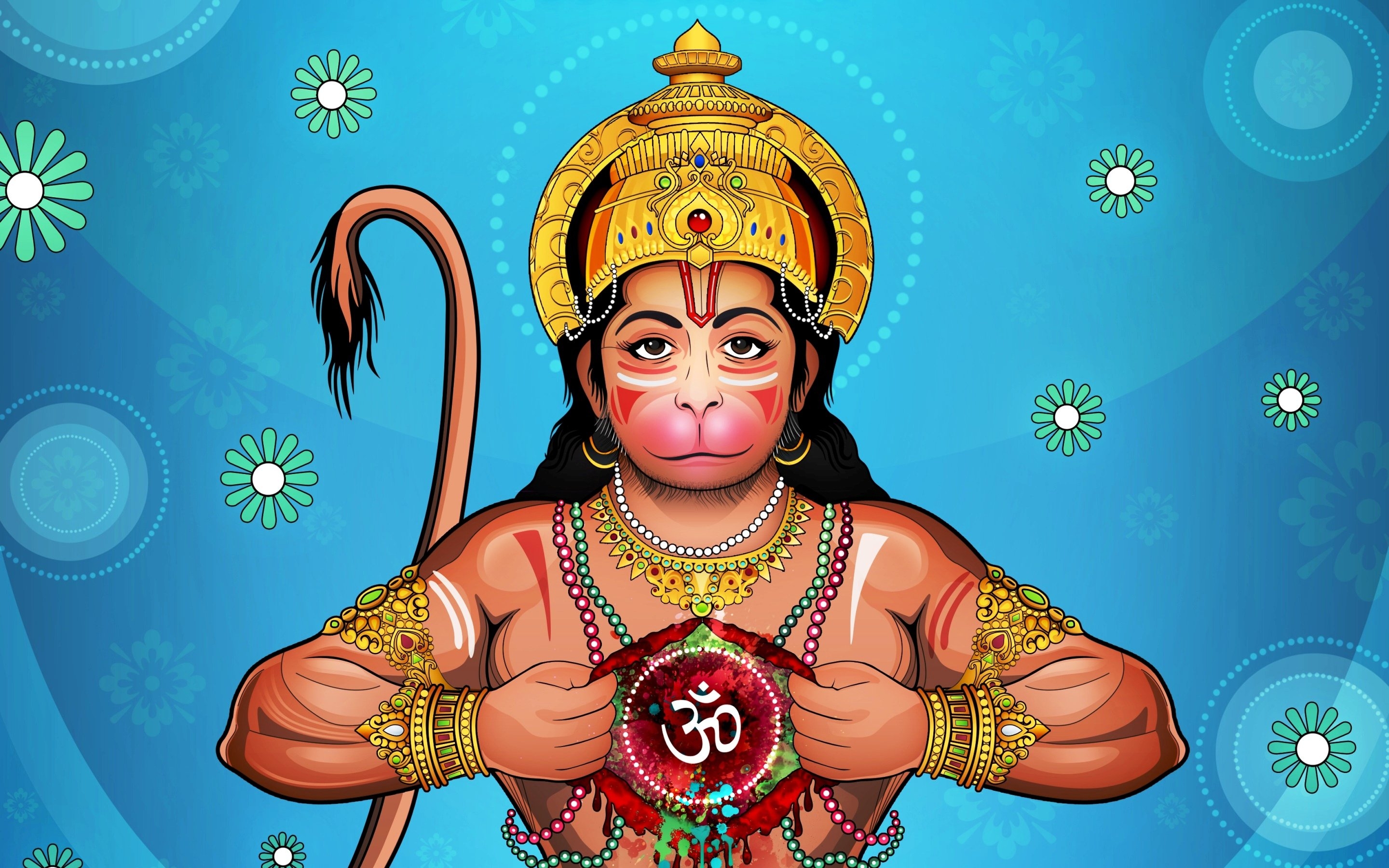 2880x1800 Hanuman Ji 4K wallpaper, Desktop