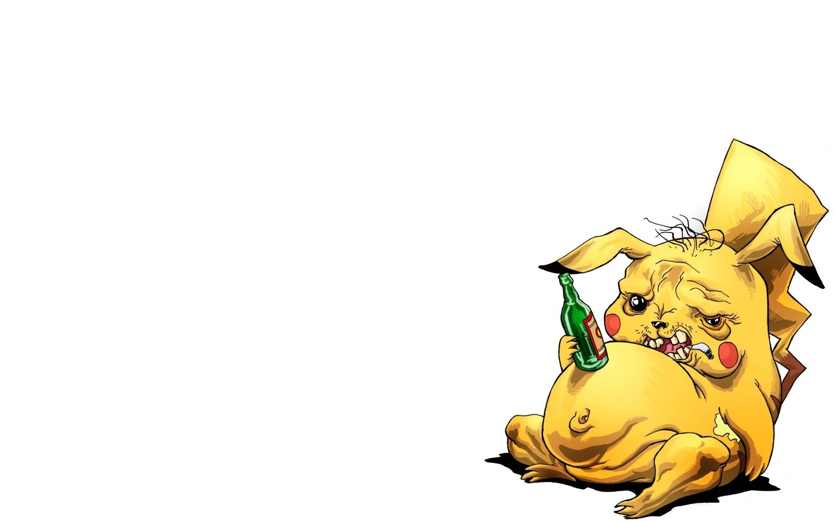 1680x1050 Drunk Pikachu, Desktop