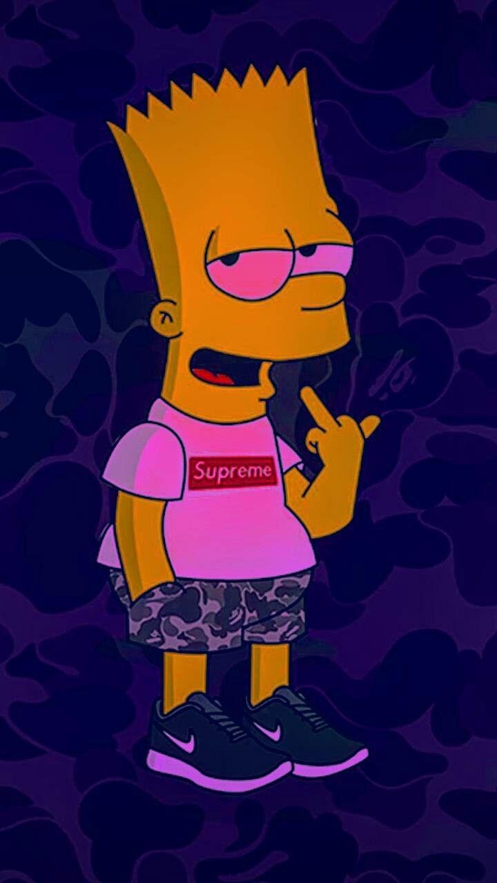 720x1280 Bart Simpson lock screen wallpaper background for iPhone 6 7 8 X, Phone