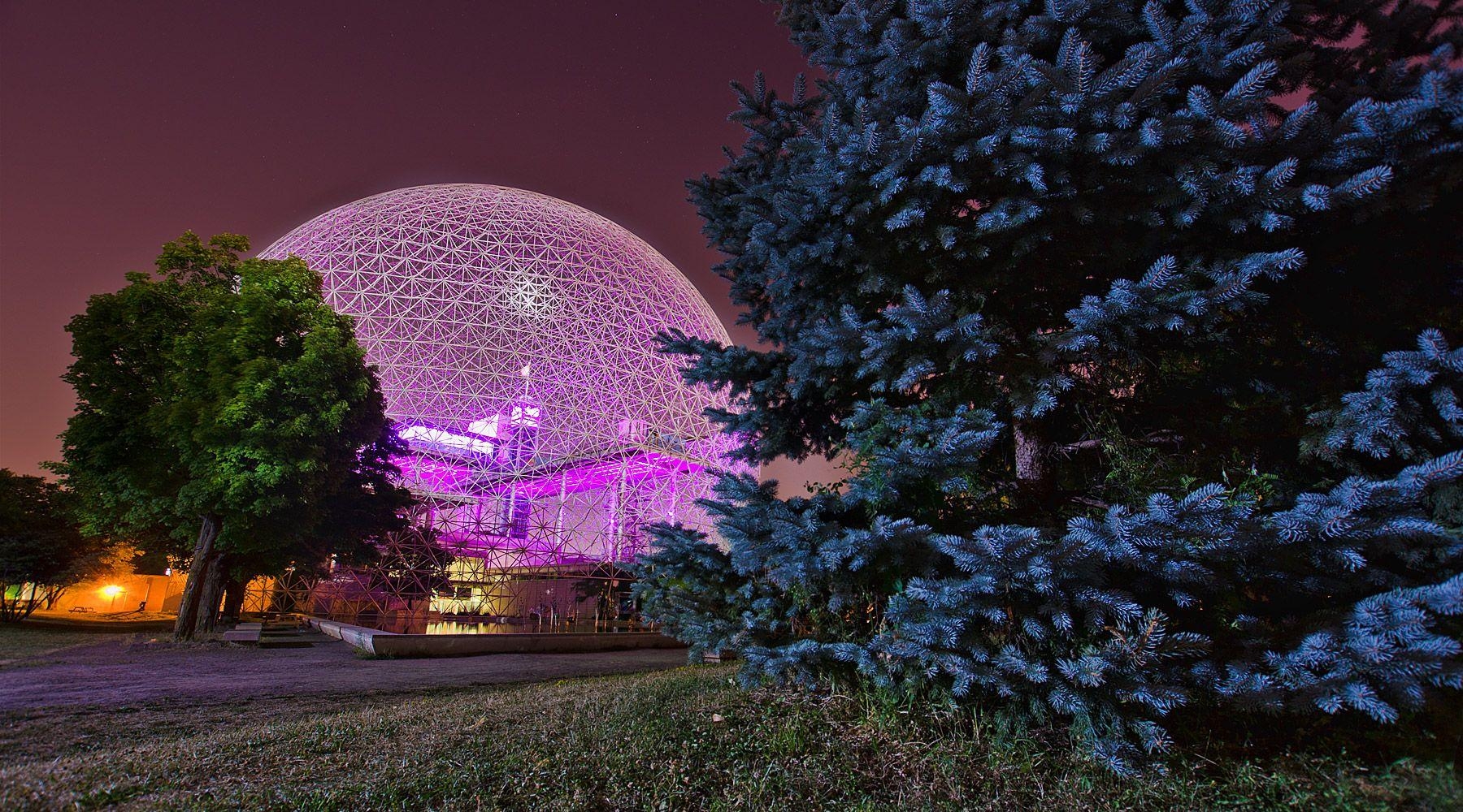 1800x1000 Montreal Biosphere Canada HD Widescreen Wallpaper. RED, Desktop