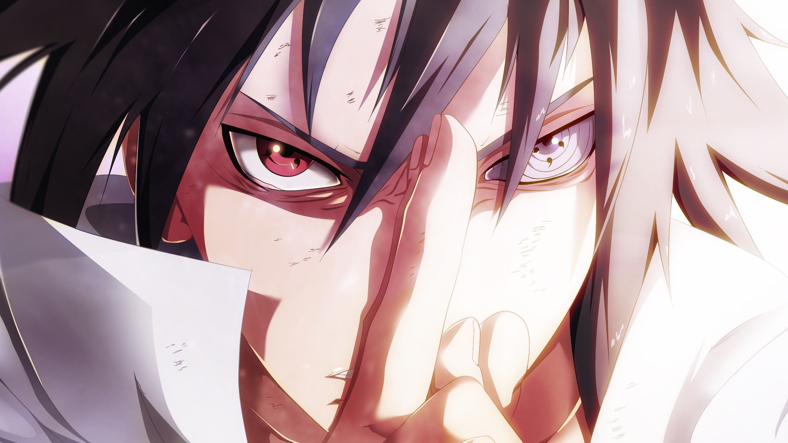 2560x1440 Sasuke Uchiha Sharingan Rinnegan 4K Wallpaper, Desktop