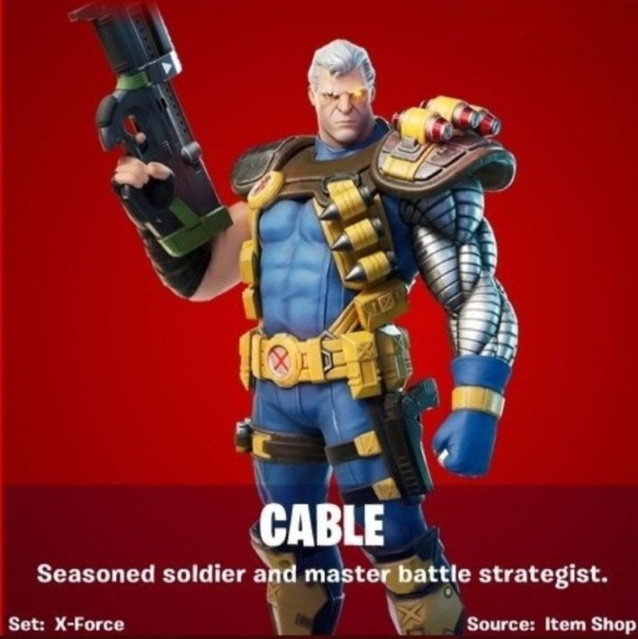 710x710 Cable Fortnite wallpaper, Phone